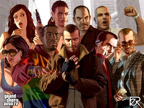 GTA IV Characters by LeipeAap on DeviantArt