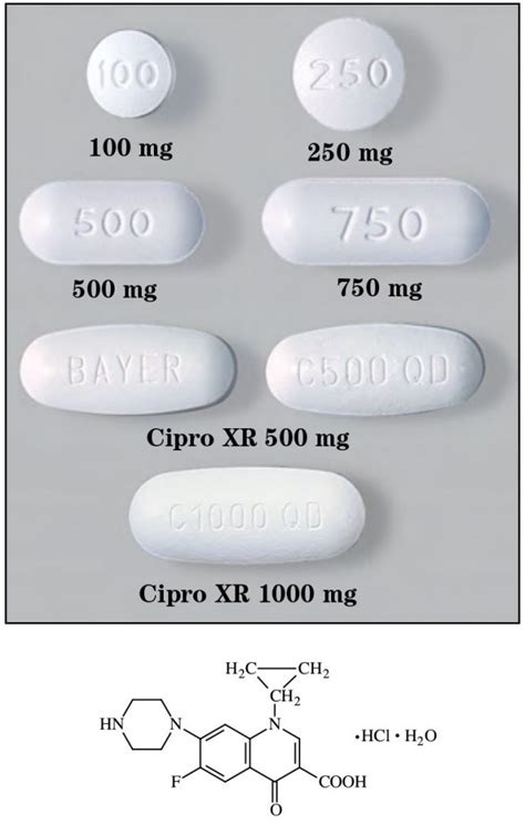 Ciprofloxacin HCI – Sigler Drug Cards