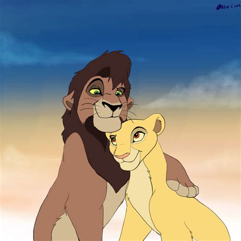 The Lion King Ii Kovu And Kiara Lion King Fan Art Lion King Art Lion ...