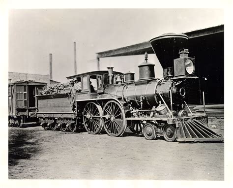 A photograph of the Pioneer, a steam locomotive, which was built in ...