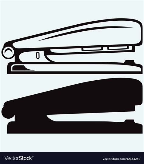 Metal stapler Royalty Free Vector Image - VectorStock