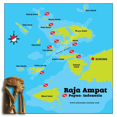 Raja Ampat Islands Map - Keely Melessa