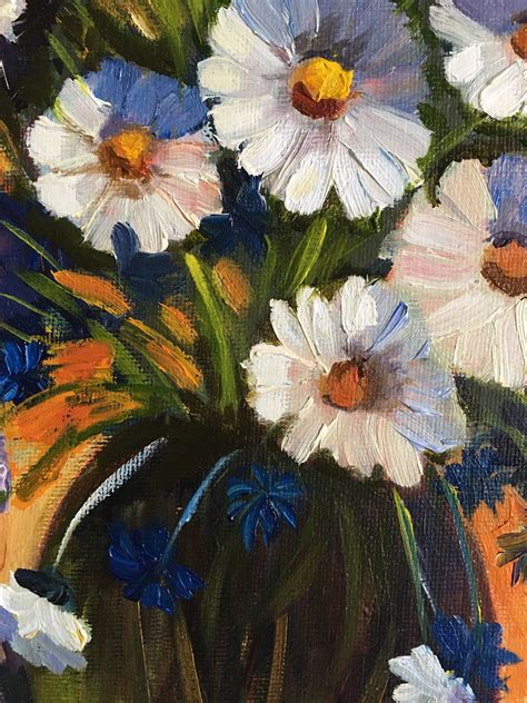 Daisy Flower Painting