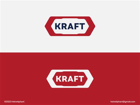 Kraft Food - Logo Redesign by Helvetiphant™ on Dribbble