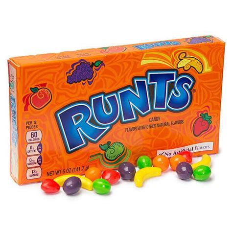 Runts Candy 5-Ounce Packs: 12-Piece Box – Candy Warehouse