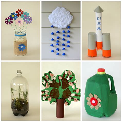 Crafts Made From Recycled Materials For Kids