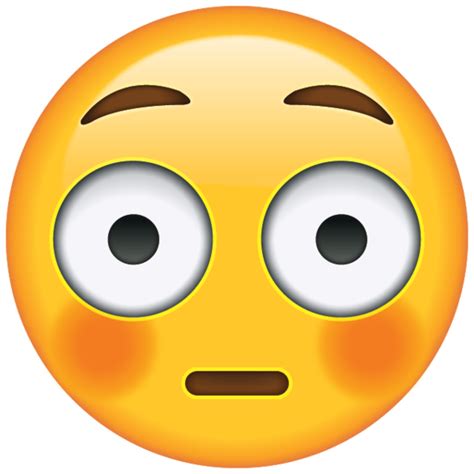 Flushed Face Emoji | Imagens de emoji, Fotos de emojis, Smiley emoji