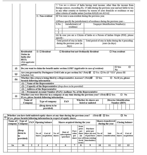 Itr 2 Form For Ay 2023 24 - Printable Forms Free Online