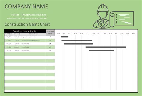 16 Free Gantt Chart Templates (Excel, PowerPoint, Word) ᐅ TemplateLab