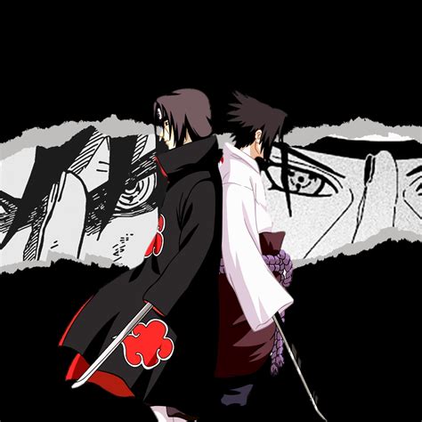 2932x2932 Resolution Itachi vs Sasuke 4K Naruto Ipad Pro Retina Display ...