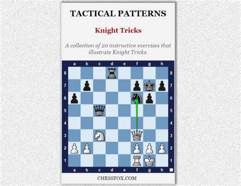 Tactical Patterns | Knight Tricks – CHESSFOX.COM