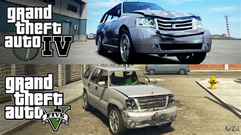 Comparison of the physics and gameplay of GTA 5 and GTA 4