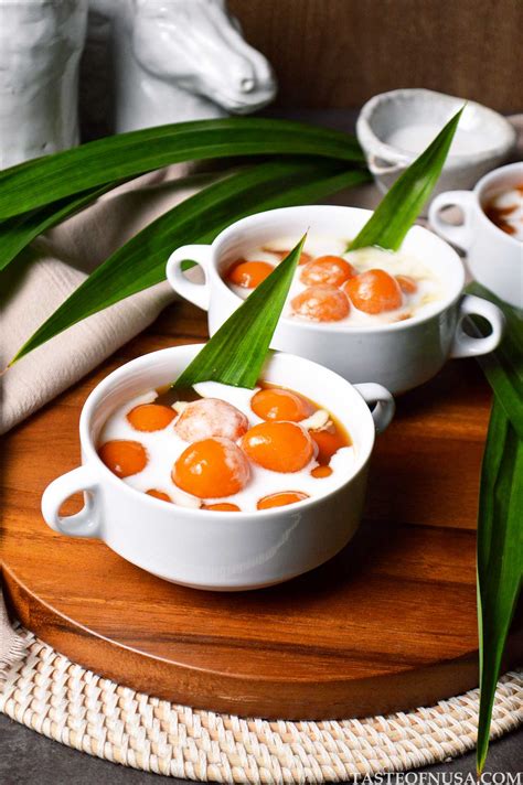 Biji Salak (Sweet Potato Balls in Palm Sugar Syrup) - Taste of Nusa