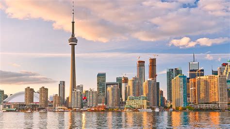 Cities Canada Lake Skyscrapers Clouds Toronto, 2560X1440 Toronto HD ...