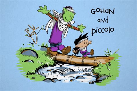 Wall Art Print Gohan and Piccolo | Gifts & Merchandise | UKposters