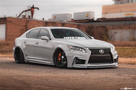 lexus-ls460-f110-matte-black-gloss-avant-garde-wheels-06 - Lexus LS460 ...