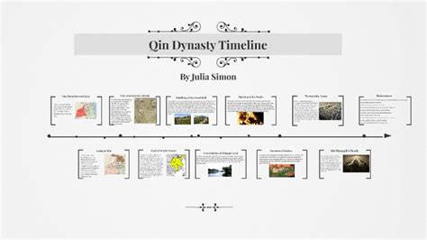 Qin Dynasty Timeline by julia simon on Prezi