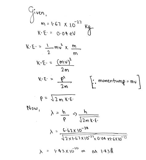 A neutron of mass 1 67x10-27 kg Calculate the de-Broglie wavelength of ...