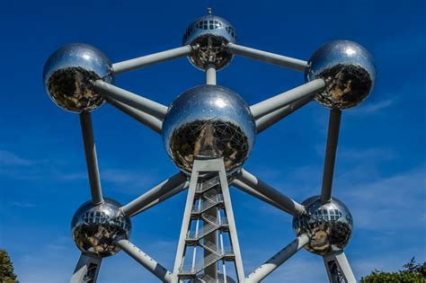 Download free photo of Atomium, brussels, travel, landmark, building ...