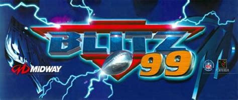 NFL Blitz Video Arcade Side Art - Arcadeoverlays