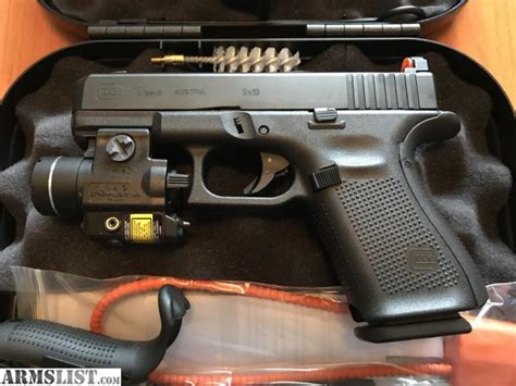 ARMSLIST - For Sale/Trade: Glock 19 Gen 5 w/ Snake Eyes Night Sights ...