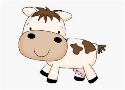 Vector Library Library - Cute Baby Cow Clipart Transparent PNG ...