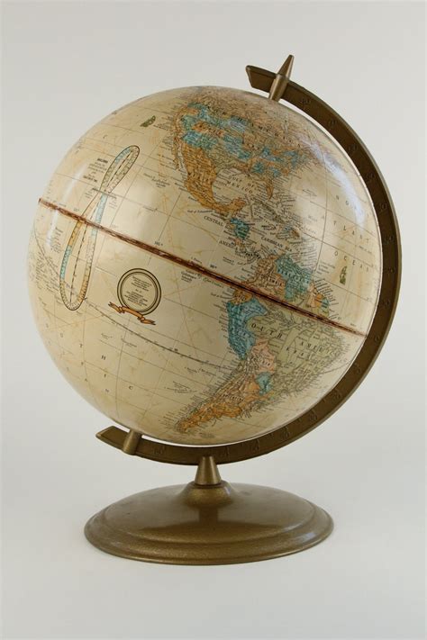 Vintage Cram's Imperial World Globe 1960s Mid Century