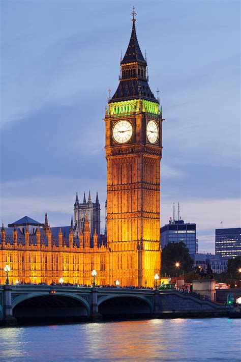 View Of Big Ben And Houses #4 Photograph by Panoramic Images - Fine Art ...