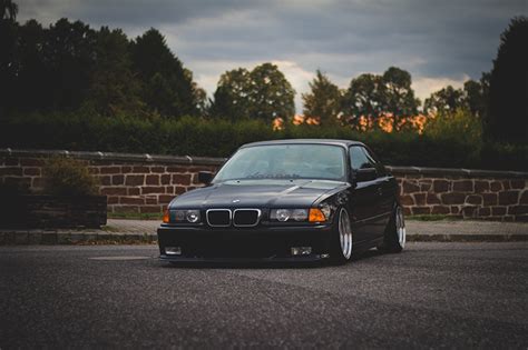 Foto BMW M3 E36 3 series oldschool Nero Davanti automobile