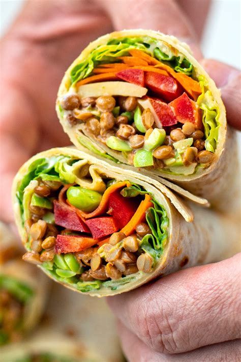 The BEST Veggie Wrap (High-Protein, Vegetarian)