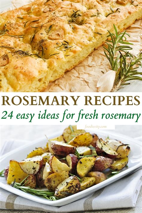 24 Rosemary Recipes - Easy Ideas For Fresh Rosemary - Foodiosity