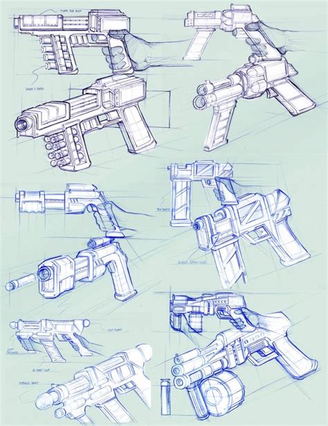 Nerf Gun Sketch at PaintingValley.com | Explore collection of Nerf Gun ...