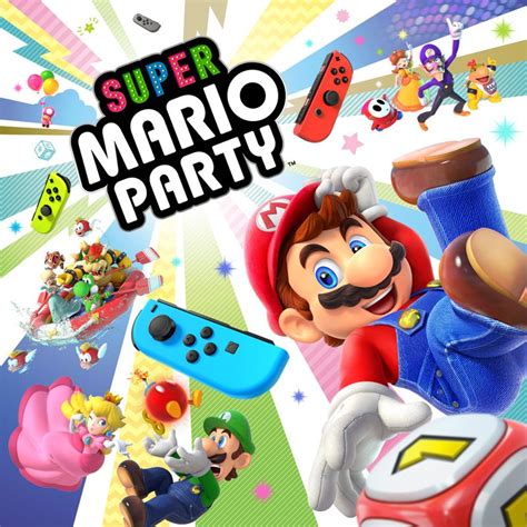 Super Mario Party (2018) Nintendo Switch box cover art - MobyGames