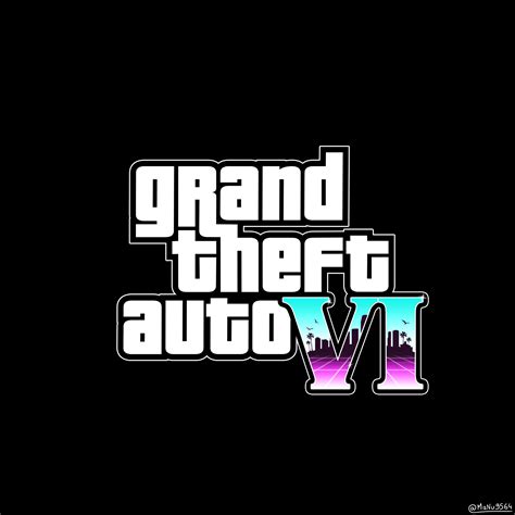 My GTA VI Logo FanArt : r/GTA6