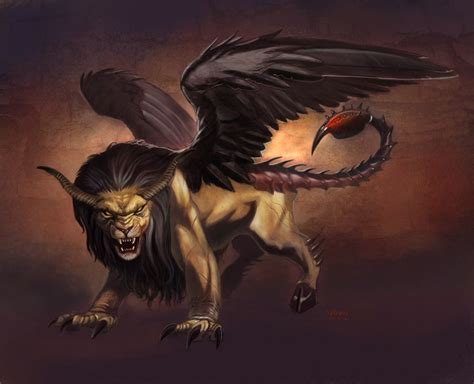 Manticore by NathanRosario.deviantart.com on @DeviantArt | Monsters ...