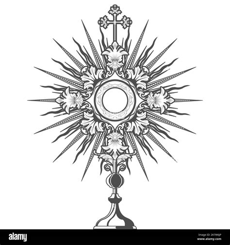 Holy sacrament adoration Stock Vector Images - Alamy