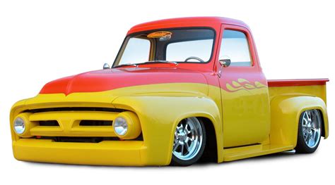 Custom 1955 Ford F-100 HD desktop wallpaper : Widescreen : High ...