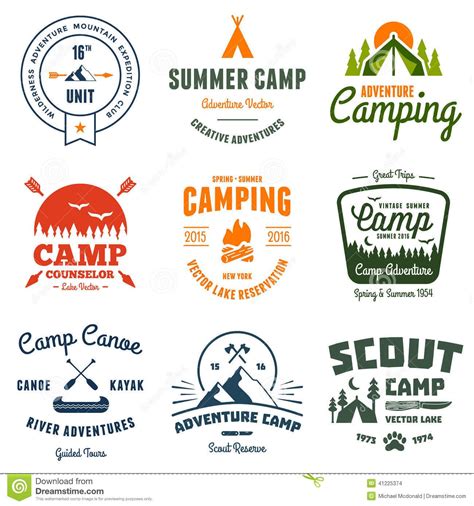 Summer Camp Logo Vector at Vectorified.com | Collection of Summer Camp ...