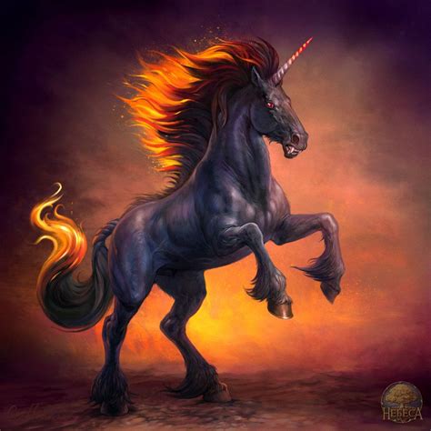 Unicorn by Julaxart Evil Unicorn, Unicorn Fantasy, Fantasy Horses ...