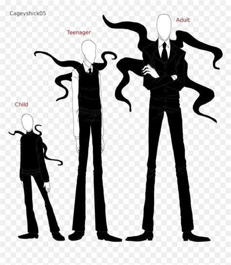 Slender Man Clipart Pinterest - Creepypasta Drawings, HD Png Download - vhv