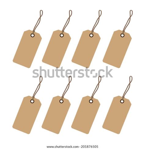 Paper Price Tags Stock Vector (Royalty Free) 201876505 | Shutterstock