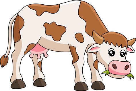 Cow Cartoon Colored Clipart Illustration 7528057 Vector Art at Vecteezy