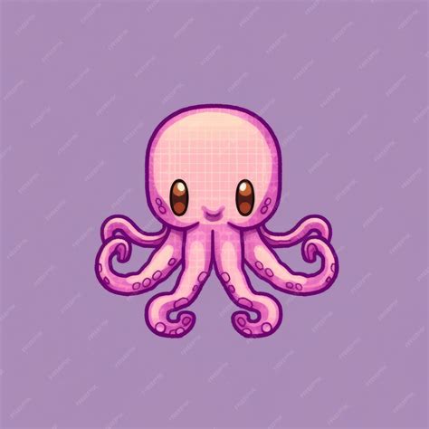 Premium AI Image | Creating A Cute Octopus Character In Minecraft With ...