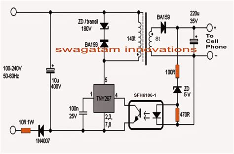 What Is The Circuit Diagram Of Mobile Chargers - Wiring View And ...