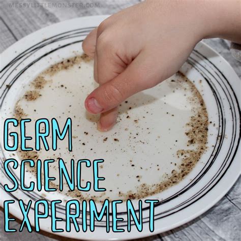 Germ Science Experiment - Handwashing Activity | Science experiments ...