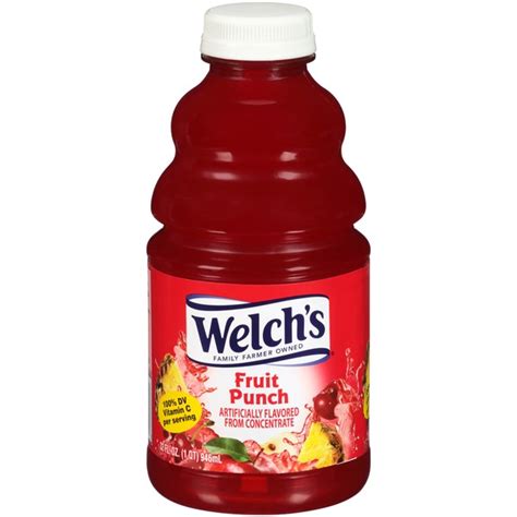 Welch's Bottled Fruit Punch (32 fl oz) - Instacart