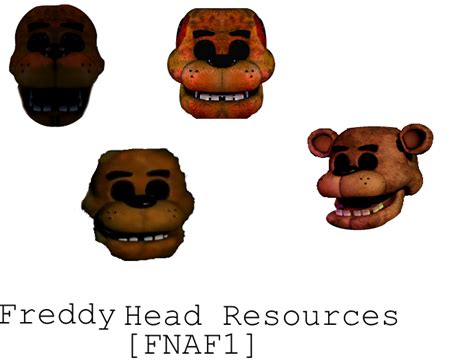 FNAF1 Freddy Head Resources by FredbearTheAnimatron on DeviantArt