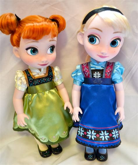 The Doll Grotto: Disney Store Anna and Elsa Toddler Dolls