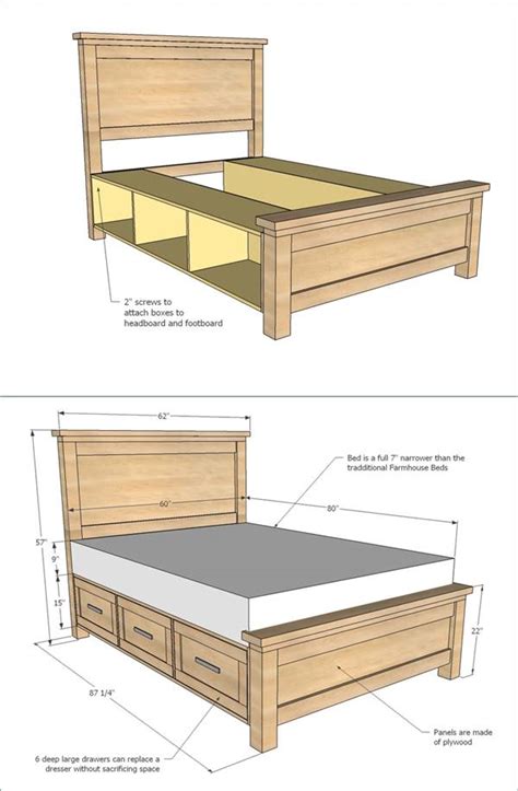 Diy King Size Platform Bed With Storage Plans - Hanaposy