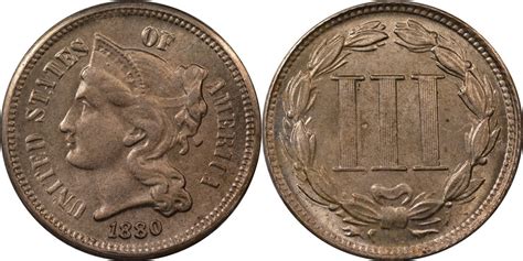 1880 Three Cent Nickel Counterfeit Nickel Three Cent Piece Photos ...